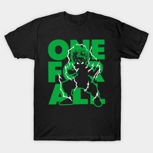 One For All Anime Fanart T-Shirt